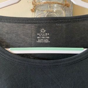 Charcoal gray long sleeve tshirt, never worn